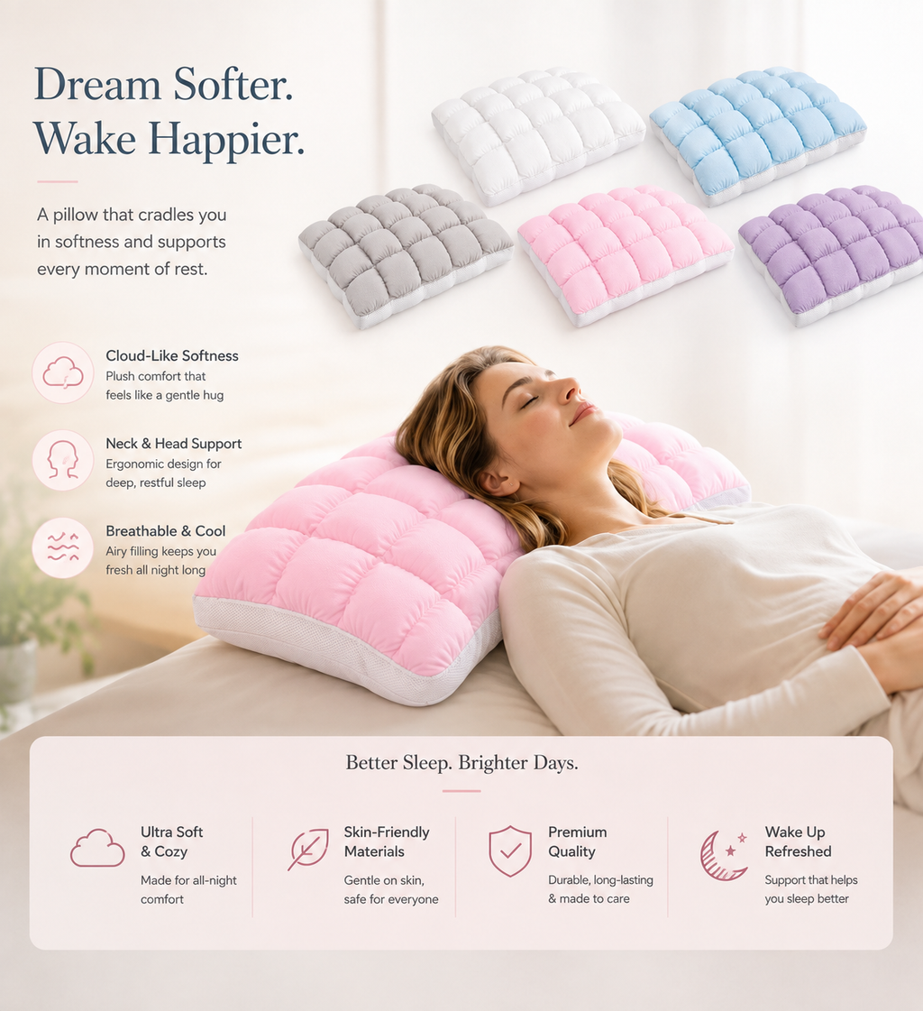 MellowPuff - Cooling Comfort Pillow