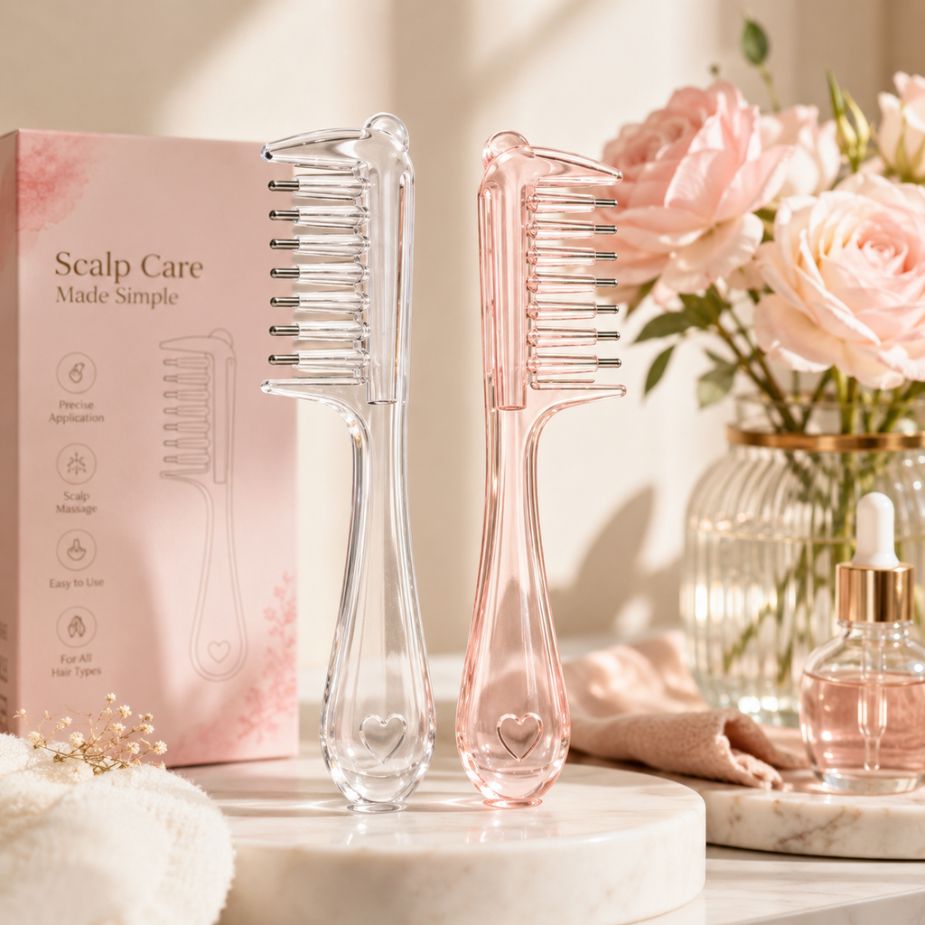 ScalpFlow – Precision Hair Oil Applicator Comb