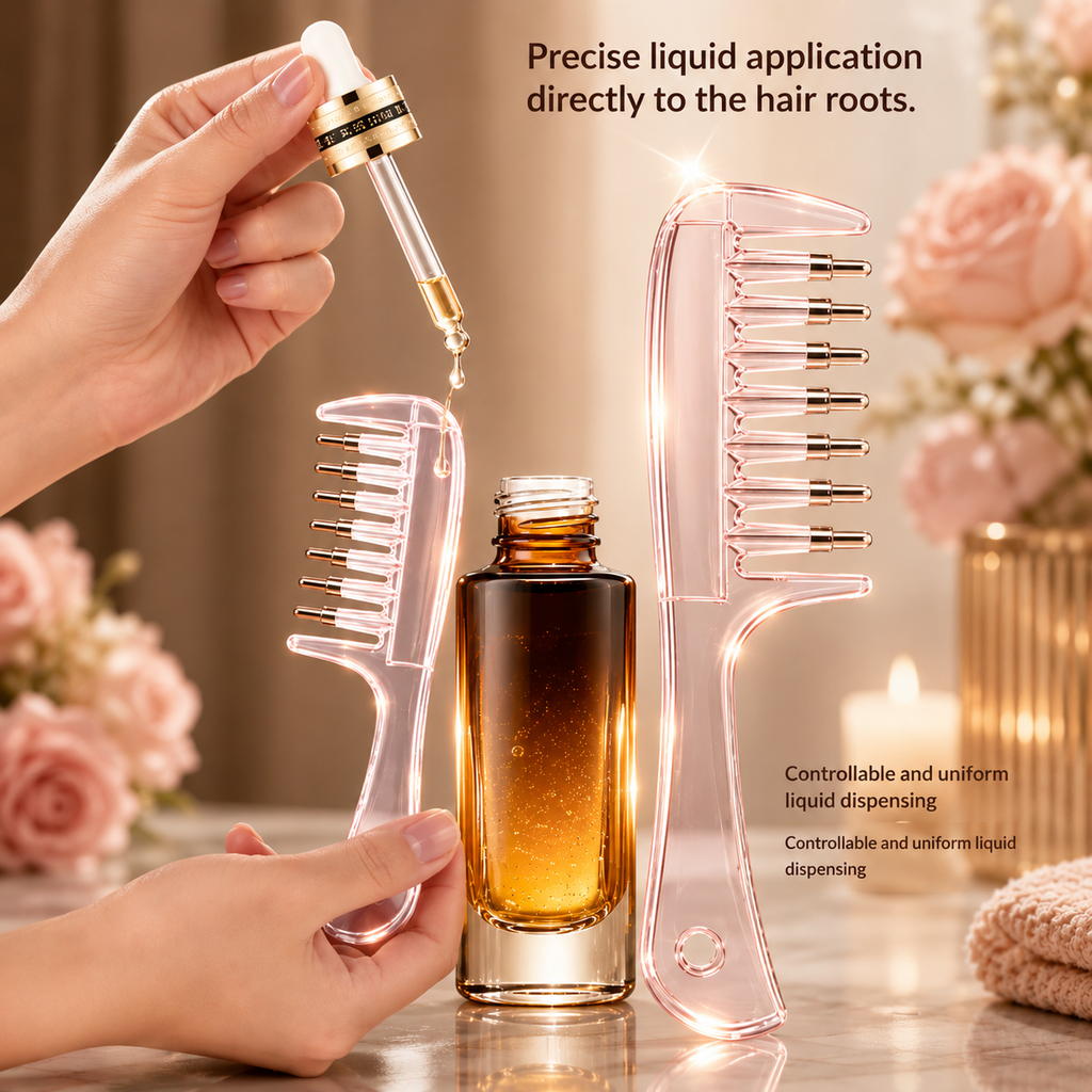 ScalpFlow – Precision Hair Oil Applicator Comb