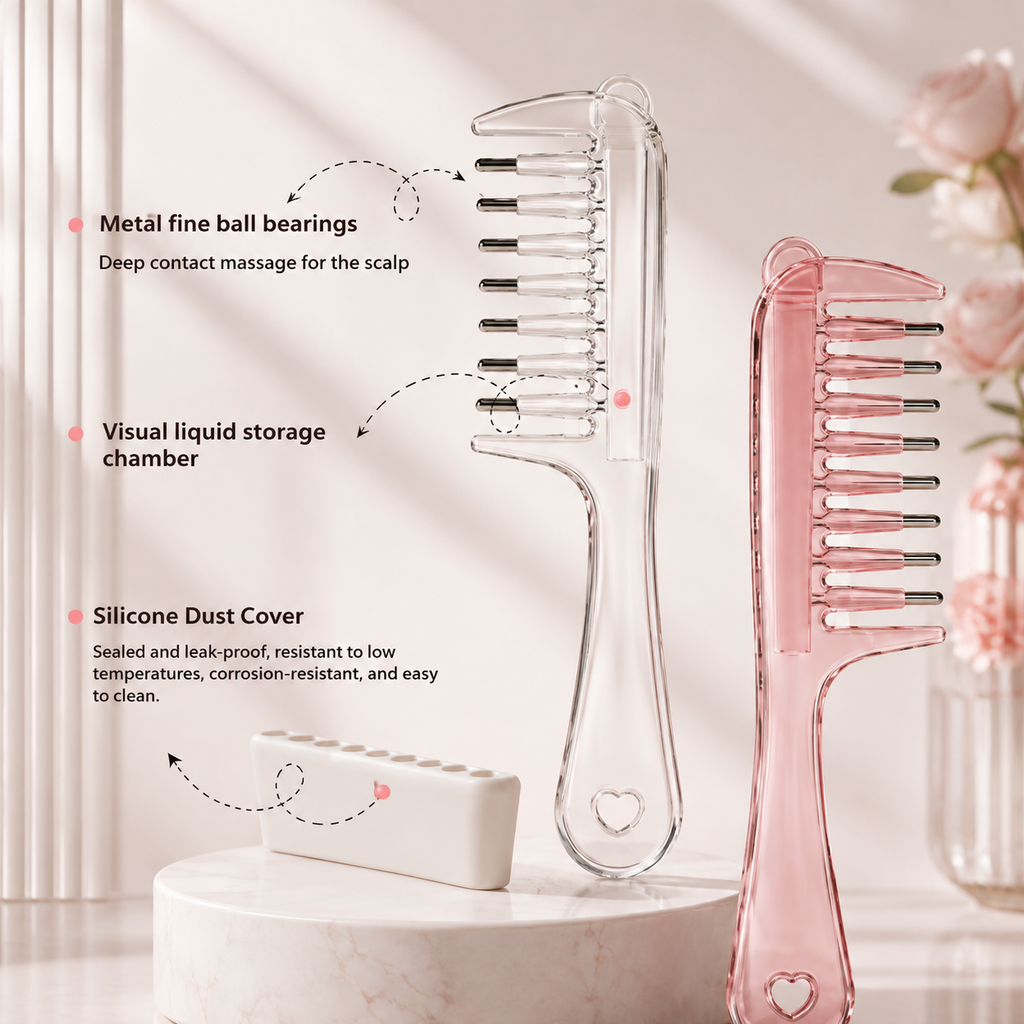 ScalpFlow – Precision Hair Oil Applicator Comb