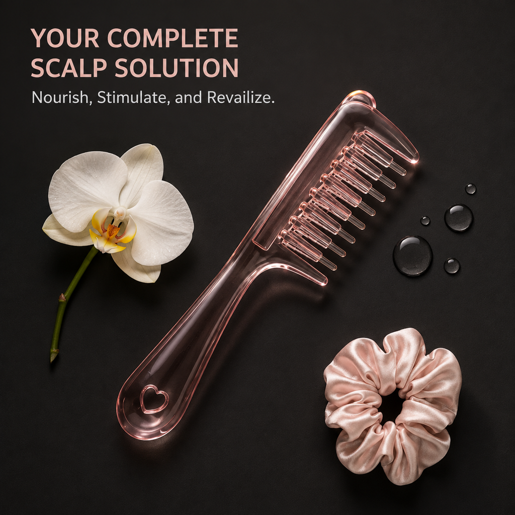 ScalpFlow – Precision Hair Oil Applicator Comb