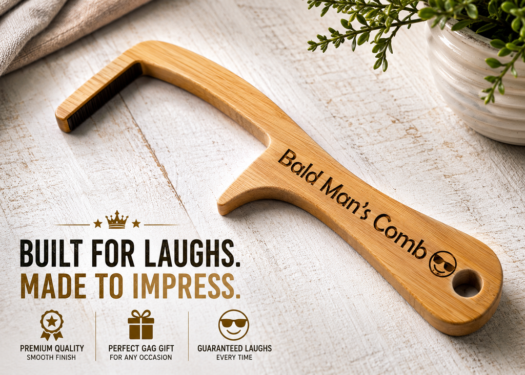 No Hair, Don't Care Comb – Humorous Novelty Gift