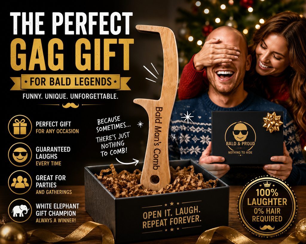 No Hair, Don't Care Comb – Humorous Novelty Gift